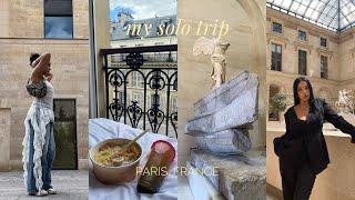 solo trip to paris vlog || louvre, food, going out with friends, eiffel tower, manifesting ️️