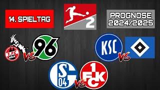 14. SPIELTAG 2. LIGA PROGNOSE 2024/2025! / FC Schalke 04 gegen 1. FC Kaiserslautern