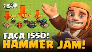 TODAS AS DICAS PARA VOCÊ APROVEITAR 200% O HAMMER JAM! DATA DO CV17 REVELADA E MAIS! CLASH OF CLANS