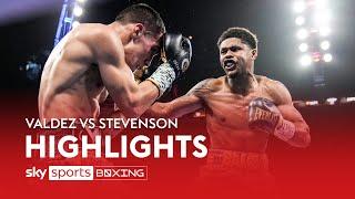 HIGHLIGHTS! | Oscar Valdez vs Shakur Stevenson | Super-featherweight showdown 