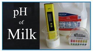 pH of Milk (Is milk acidic or basic?) 