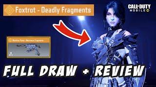 *NEW* Legendary Foxtrot Full Draw | FIERCE FRAGMENTS DRAW | Machine Pistol Illuminous Fragments CODM