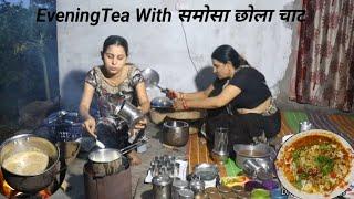 Traditional Village Cooking || Samosa Chaat Recipe || Samosa Recipe In Village Life | Cooking Video