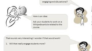 Wikipedia classroom experiment