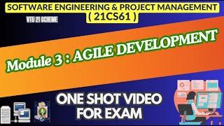 SEPM Module 3 -Important Topics-ONE SHOT VIDEO-BCS501-Software Engineering &Project Management #vtu