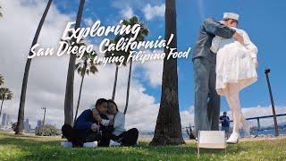 EXPLORING SAN DIEGO CALIFORNIA + TRYING FILIPINO FOOD SA AMERIKA!