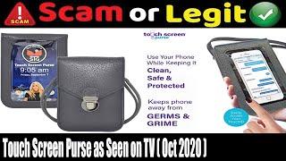 Touch Screen Purse as Seen on TV (Oct 2020) ! Is amazon.com scam or legit?