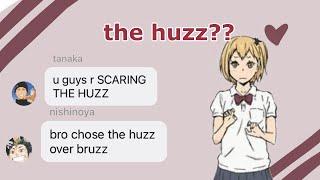 the huzz // haikyuu texting story