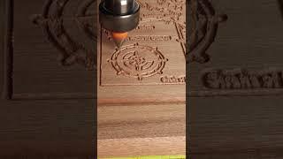 Darwin's travels compass rose on the cabinet base for a model ship.