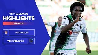 Perth Glory v Western United - Highlights | Isuzu UTE A-League 2023-24 | Round 25