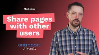 How to share content, Ontraport landing pages and more in the marketplace