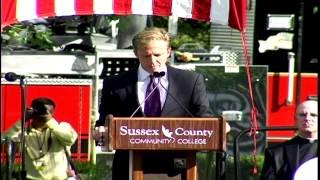 N.J. Burkett keynote from the 11th Annual 9/11 Memorial Ceremony at Sussex County Community College