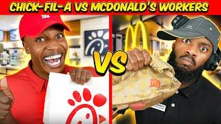 Chick-Fil-A vs McDonald's Workers | ft. @DarrylMayes