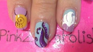 Disney Villains ~ Ursula Nail Art Tutorial