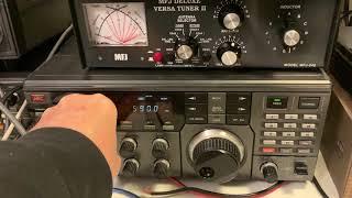 JRC NRD525 vs Icom IC-R75: VOCM 590 kHz Newfoundland and Labrador via AntennaJet AAS300DP splitter