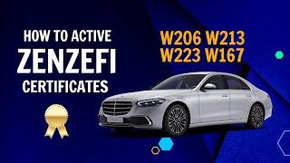 How to active Xentry ZenZefi Certificate Mercedes W206 W213 W223 W167 2024