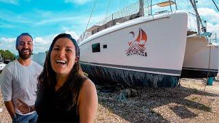 SAILBOAT WORK AND LIFE UPDATE!! Ceramic coating + Solar power