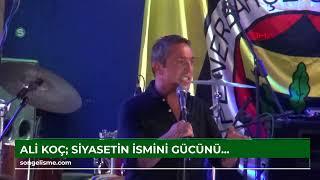 Ali Koç: Siyasetin ismini, gücünü kullanıp futbolu dizayn edenlerin sonuna az kaldı