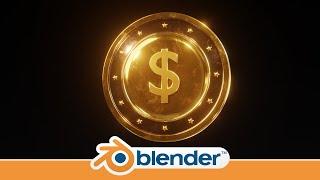 3D Dollar Coin modeling in Blender 3.0