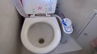 Jabsco Electric flush marine toilet conversion