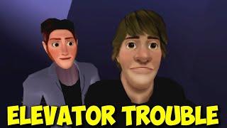 MMD Frozen 2 “Elevator Trouble” Hans and Kristoff funny animated cartoon meme II animation Disney