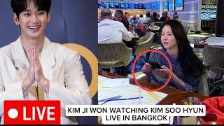 KIM JI WON WATCHING KIM SOO HYUN LIVE IN BANGKOK! SHE GAVE HER FULL SUPPORT TO THE ACTOR!