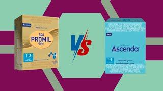 PROMIL GOLD VS. ASCENDA, NUTRITION FACTS BASED REVIEW (MILK FOR 1-3 YEARS OLD)