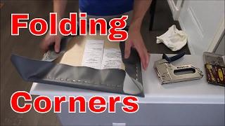 How to Recover a Chair Seat -- Easy to Fold Corners