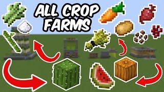 Minecraft TOP 5 SIMPLE STARTER FARMS  -  Easy Early Game Starter Farm Minecraft java 1.15