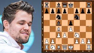 POWERFUL EXCHANGE SACRIFICE! || Magnus Carlsen vs Hikaru Nakamura - Quiet Italian Game