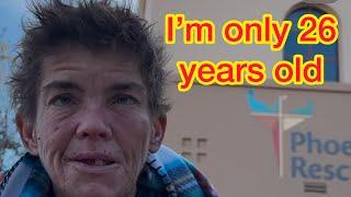 26 year old woman has been homeless all her life