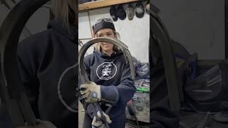 Custom steel picket railing with handmade decorative ends - build process
