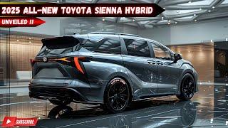 All-New 2025 Toyota Sienna Hybrid Unveiled! More Style, More Efficiency, More Minivan Magic!