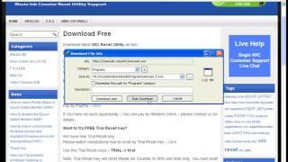 Epson wic reset, download