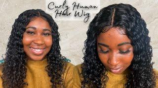 BEST PRODUCTS FOR Curly Human Hair Wigs| Review and INSTALL