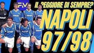 Il NAPOLI 1997/98: il peggiore di sempre, RETROCESSIONE con 4 allenatori diversi