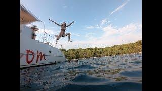 Catamaran trip from split to Brac island