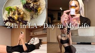 24 Hours in Los Angeles: A Day in My Life, Night Time Skincare Routine + What I Eat