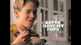 Paul Walker 1990 Kellog's Corn Pops Cereal Commercial