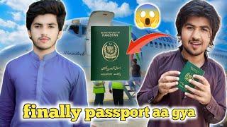 finally passport aa gya  going to Saudi Arabia