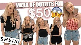 A WEEK OF OUTFITS FOR $50 FROM SHEIN??  Tobie Jean