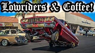 NEW LOWRIDER SPOT In Las Vegas! Lowriders & Coffee At East Side Donut Shop! (Lowrider Blvd)