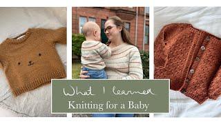 What I learned - Knitting for a Baby || Baby Knits || Wild Knits Glasgow