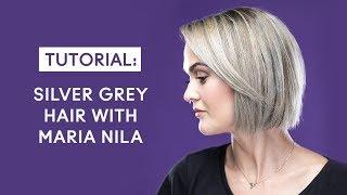 Silver Grey hair with Maria Nila Colour Refresh