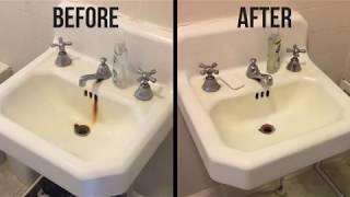 How To Remove Rust Stains From A Porcelain Sink