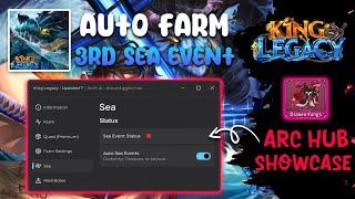 King Legacy Script Arc Hub | Auto Farm Third Sea Event | Get Draken Fangs Easily