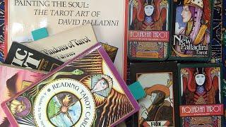 Palladini Decks: review & flip through; reading w/ Aquarian Tarot & New Palladini Tarot; guidebooks