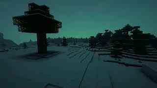 Minecraft Windy Snowscape Ambience with Music