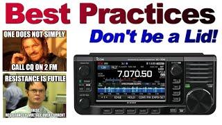 Unwritten Rules of Ham Radio