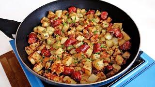 Ich habe noch nie so leckere Kartoffeln gegessen! Sehr schnell und einfach Abendessen!